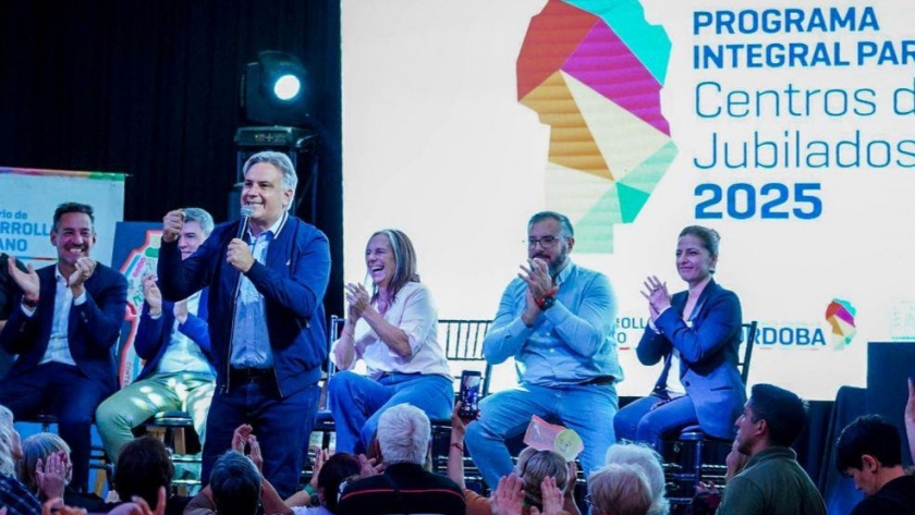 Llaryora lanza plan de apoyo a Centros de Jubilados con inversión histórica y mirada social activa