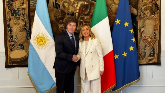 El Presidente Javier Milei se reunió con la Primera Ministra de Italia, Giorgia Meloni