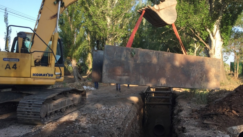 En Mendoza, avanzan las obras de la Planta Depuradora El Paramillo