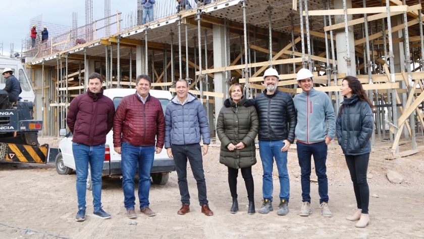 Recorrida de obra por el Polo Científico Tecnológico de la ciudad de Neuquén