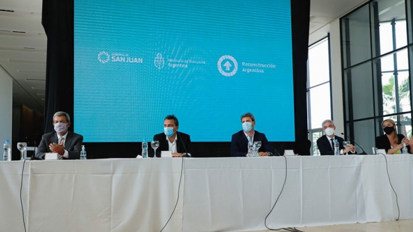 Meoni anunció la ampliación de la línea San Martín Cargas para llegar a Albardón