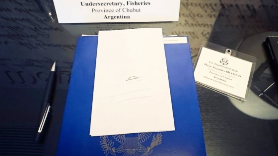 Chubut fortalece la cooperación internacional en pesca durante misión oficial en Washington