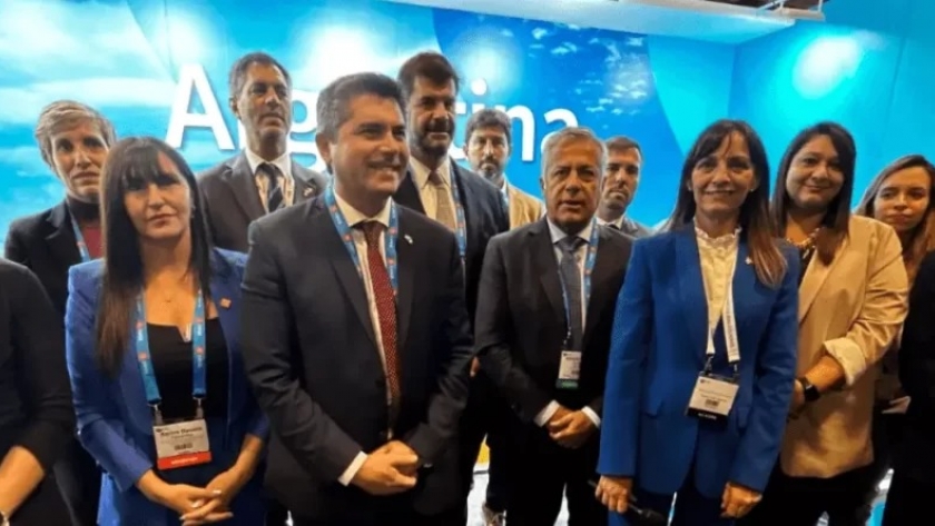 Autoridades provinciales pasaron por el stand de la Secretaria de Minería en PDAC 2024