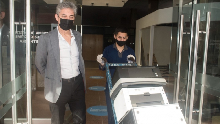Se realizó el retiro de aparatos eléctricos y electrónicos en desuso del Ministerio de Ambiente