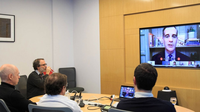 Rodríguez Larreta dialogó con alcaldes de ciudades globales