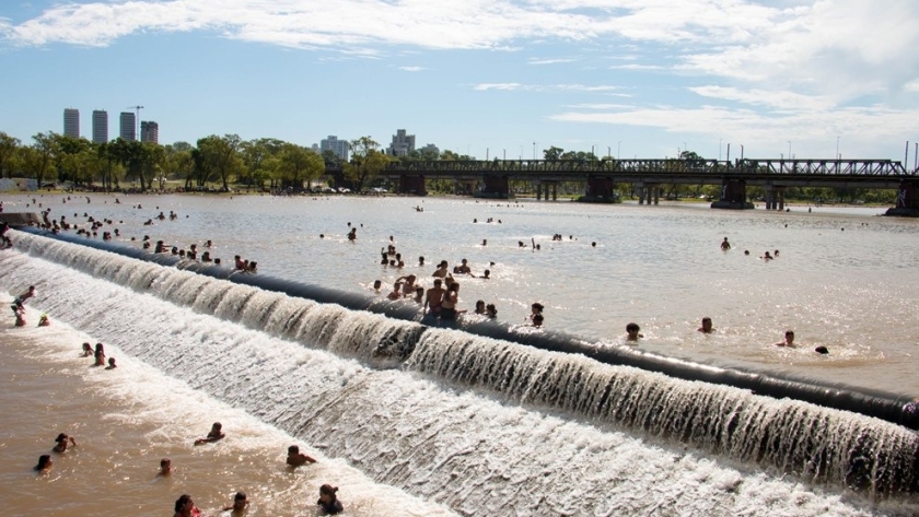 Río Cuarto: el río fue protagonista del fin de semana