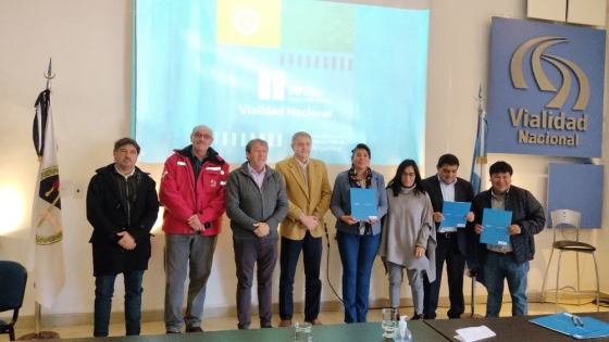 En Jujuy, Vialidad Nacional firmó convenios interadministrativos con municipios