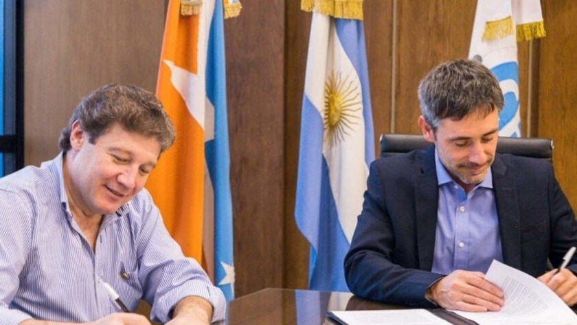 Melella firmó con el CFI convenios de acciones sustentables con el medio ambiente