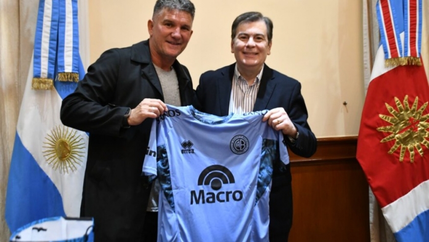 El gobernador Zamora recibió la visita del presidente del club Belgrano de Córdoba
