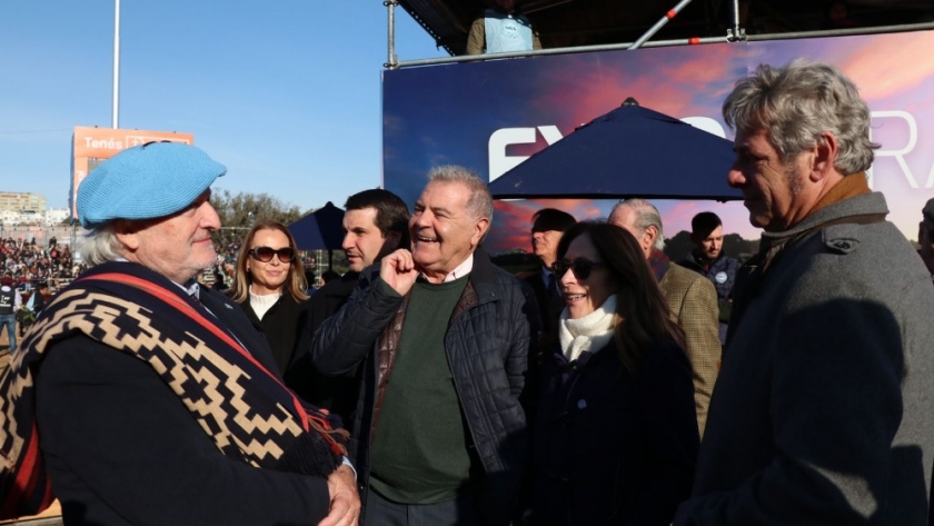 En la Expo Rural, Sergio Busso destacó la gestión y el modelo productivo cordobés