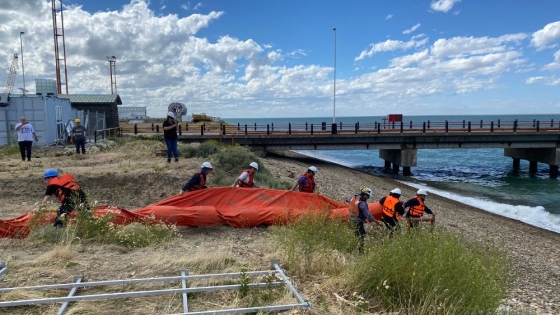 Punta Quilla, puerto seguro en Santa Cruz: renovó la certificación del PLANACON