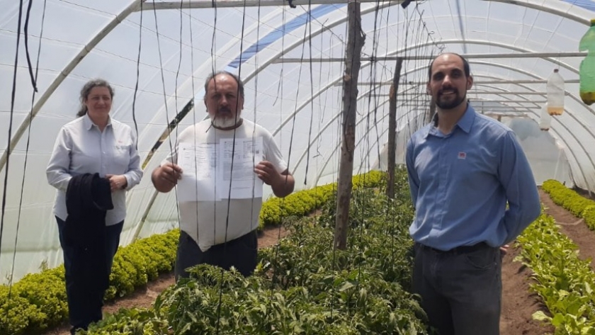 Apoyo a una cooperativa hortícola que usa biopreparados en Tilisarao, San Luis