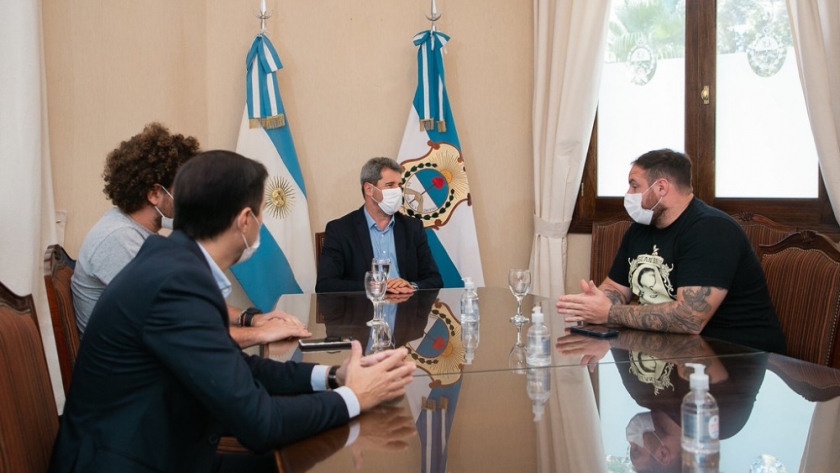 El gobernador Uñac recibió al diputado nacional Federico Fagioli