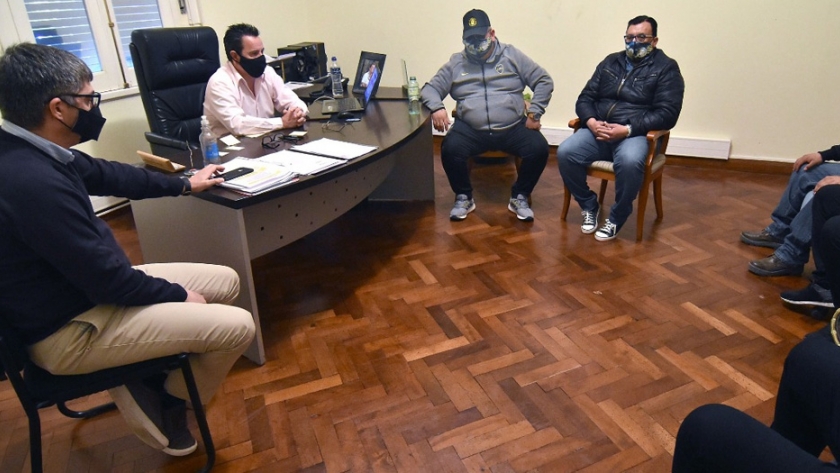 Autoridades provinciales recibieron a representantes de la UOCRA