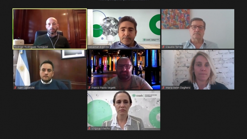 Cabandié dialogó con referentes del Consejo Empresario Argentino para el Desarrollo Sostenible
