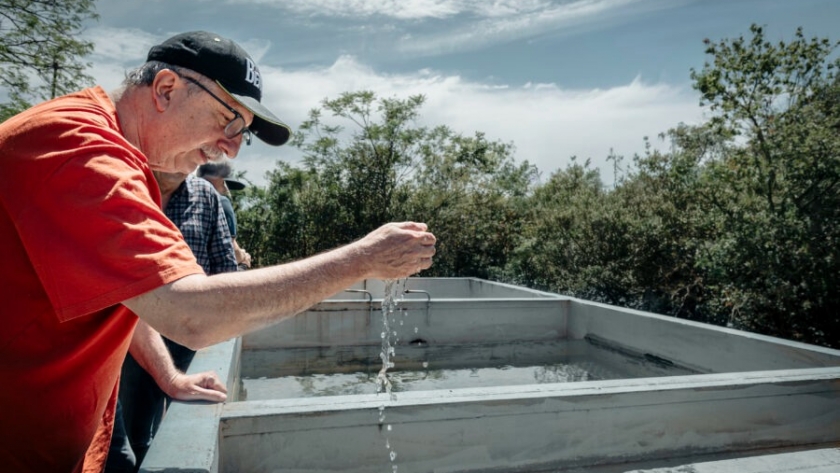 Passalacqua recorrió la planta potabilizadora de Colonia Alberdi y destacó la inversión provincial en agua potable