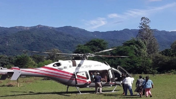 El Gobierno envió asistencia vía aérea a municipios del norte provincial