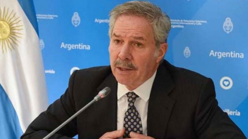 Canciller Solá: "Con Estados Unidos aspiramos a un diálogo maduro y de respeto mutuo"