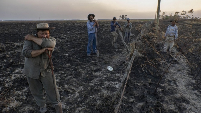 Corrientes: alivio para los trabajadoras rurales afectados por los incendios