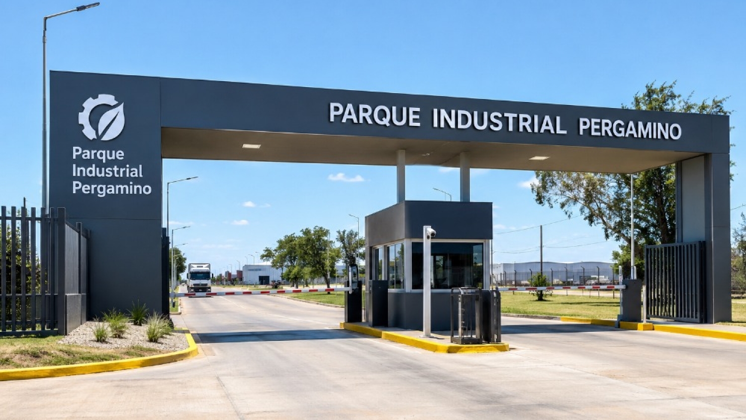 Parque Industrial Pergamino suma pórtico y control de acceso