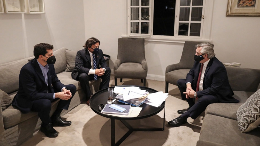 El gobernador Sáenz se reunió con el presidente Alberto Fernández