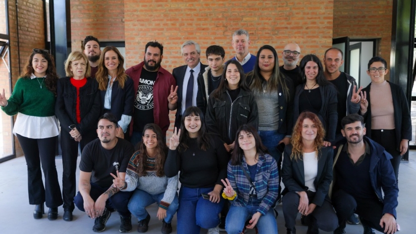 El presidente inauguró dos nuevos edificios en la Universidad Nacional de Lanús