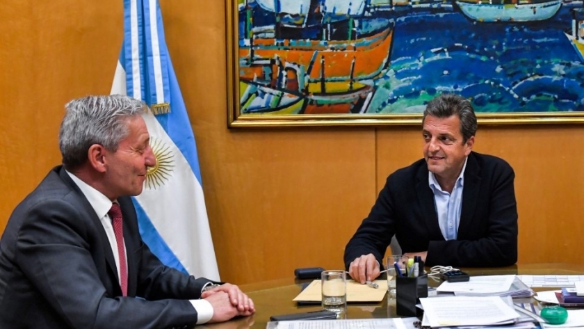 Arcioni se reunió con Sergio Massa para avanzar en proyectos clave para el desarrollo productivo de Chubut