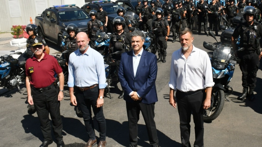 Jorge Macri presentó la Unidad de Despliegue de Intervenciones Rápidas para prevenir delitos