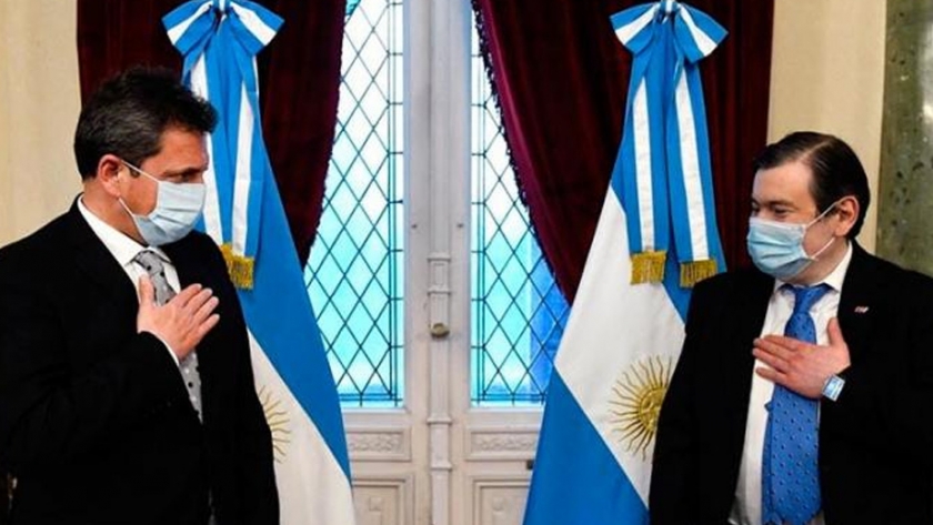 El gobernador Zamora se reunió con Sergio Massa en el Congreso