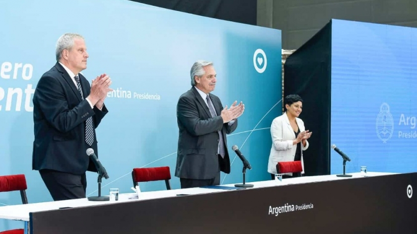 Tierra del Fuego acompañó al Presidente Fernández en la presentación del Sistema Integral de Información Digital Educativa