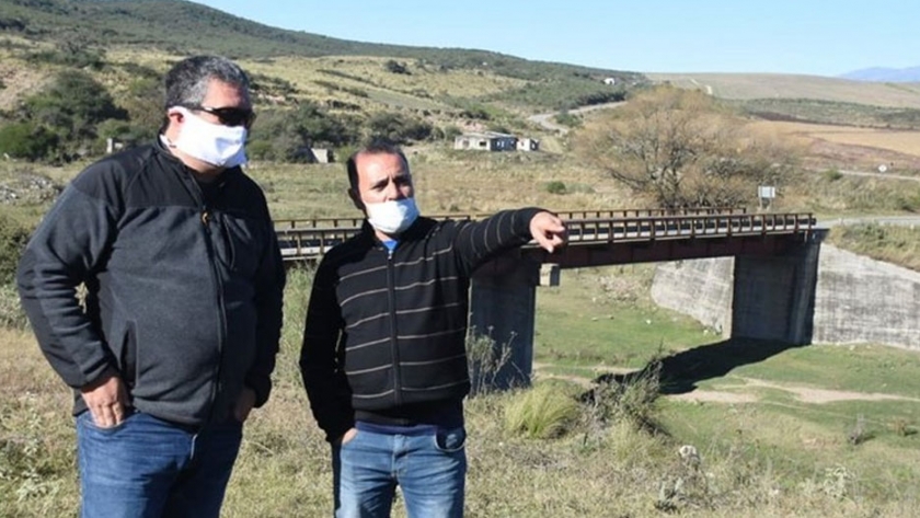 El Ministro de Infraestructura y Obras Civiles inspeccionó obras que se ejecutarán en Los Varela