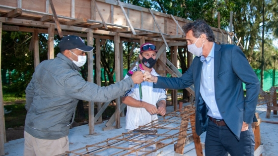 <En Exaltación de La Cruz, Katopodis inició las obras de un nuevo Centro de Desarrollo Infantil