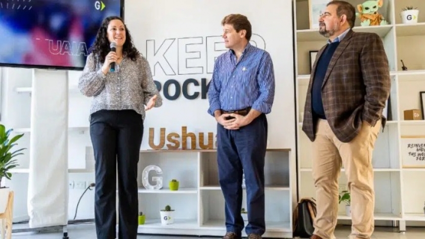 El Gobernador Melella acompañó la inauguración de la nueva sede de Globant en la provincia