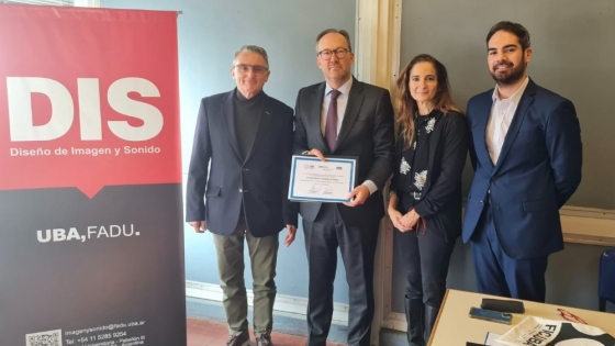 <El Embajador de Bélgica fortalece vínculos culturales en la FADU-UBA