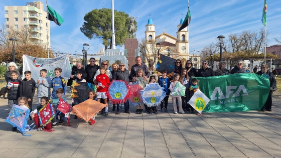 Con barriletes y trabajo en equipo, Rojas celebra el Día del Cooperativismo