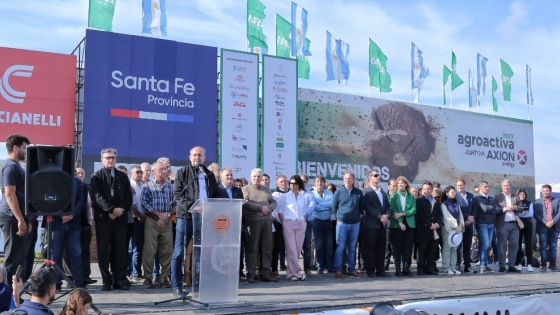 El gobernador Perotti participó de la inauguración de AgroActiva 2023