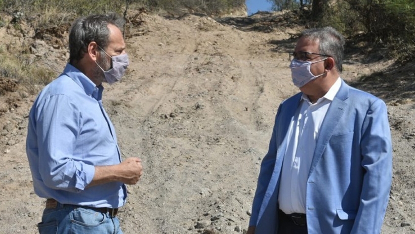 Raúl recorrió la reapertura del camino a la Quebrada de San Lorenzo y el nuevo dique La Florida