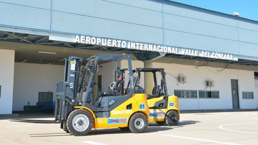 El aeropuerto del Valle del Conlara acondicionado para ser el Centro de Transferencia de Cargas del norte provincial