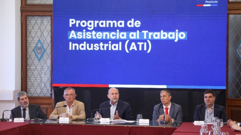 Perotti presentó el programa de asistencia al trabajo industrial