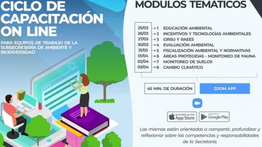 La secretaría de ambiente capacita a su personal vía plataformas online