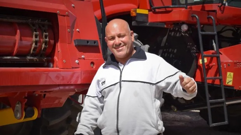 Su padre producía tractores Fiat en los '70, ocupa un lugar clave en Case IH y sueña con que sus hijos sigan la tradición: “Llevo la marca en la sangre”