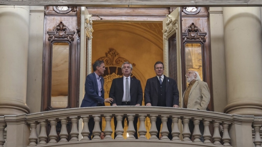 Alberto Fernández, Katopodis y Bauer recorrieron obras del Programa de Infraestructura Patrimonial