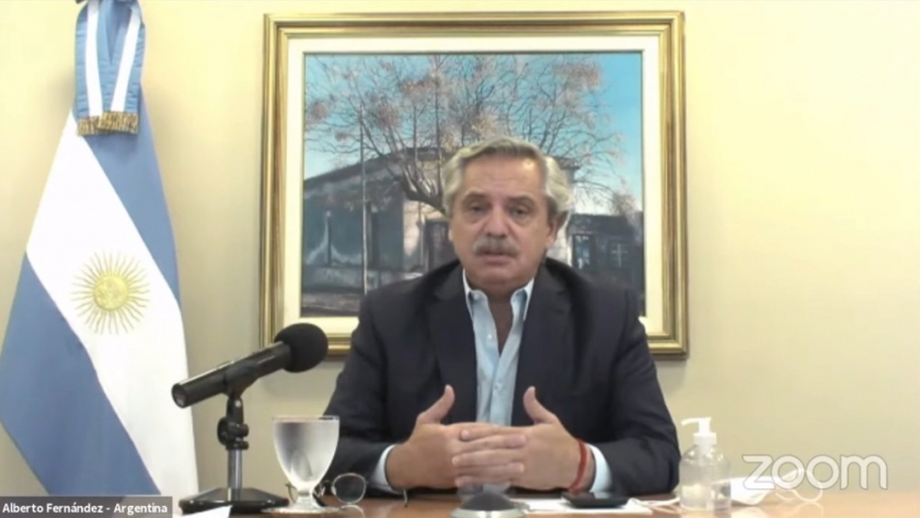 Alberto Fernández: “La pandemia debe obligar a los organismos de crédito a revisar las lógicas que han imperado hasta el momento”