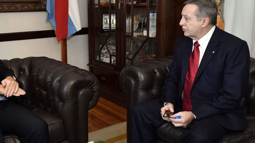 Bordet abordó con el cónsul uruguayo la continuidad de la agenda binacional
