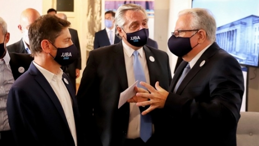 Kicillof participó del acto por el bicentenario de la UBA