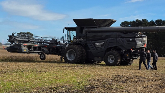Una cosechadora Fendt IDEAL puso a prueba su capacidad para extender la ventana de trabajo en el sudeste bonaerense