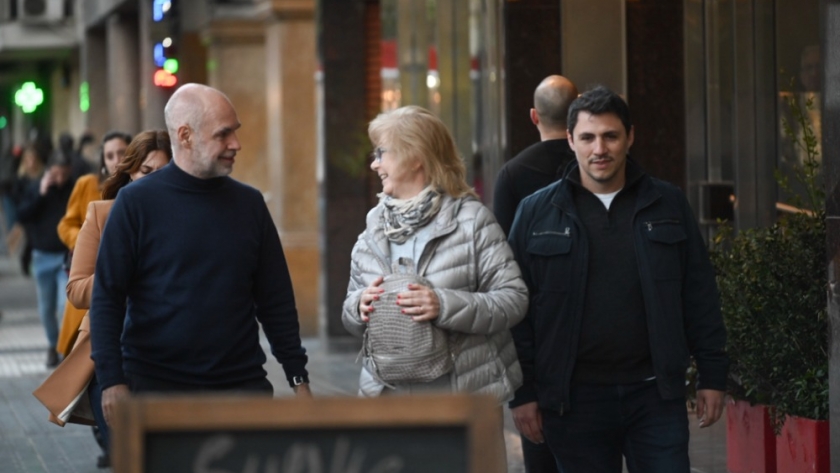 Rodríguez Larreta recorrió la Plaza Cañitas en Palermo