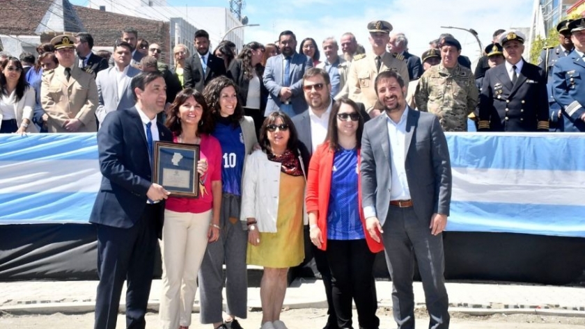 El Gobierno de Santa Cruz participó del acto central del 137° Aniversario de Río Gallegos