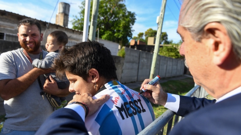 Alberto Fernández: “Que la Selección sea la inspiración para construir la utopía del presente”