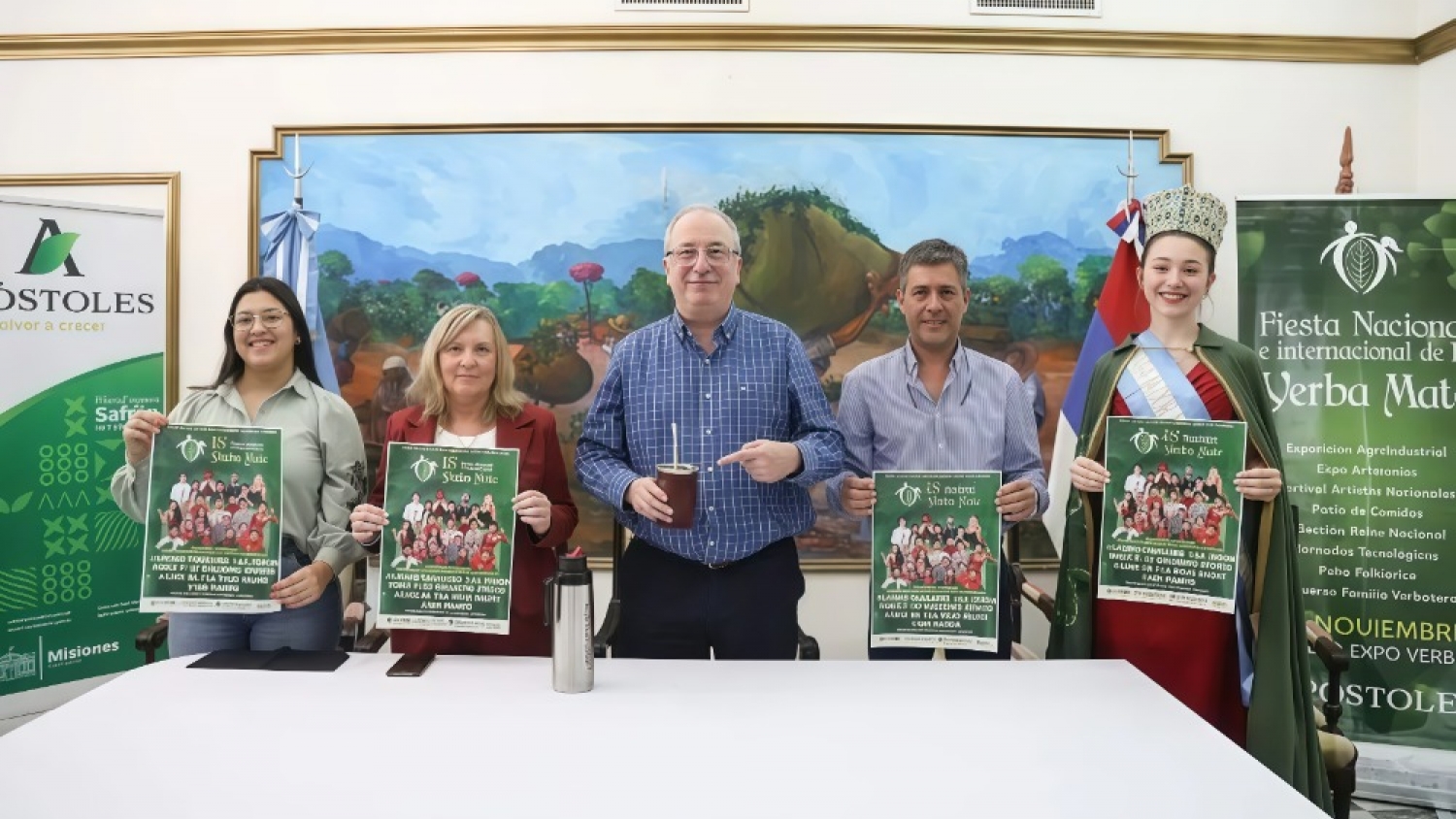 Hugo Passalacqua destacó el impacto de la Fiesta de la Yerba Mate